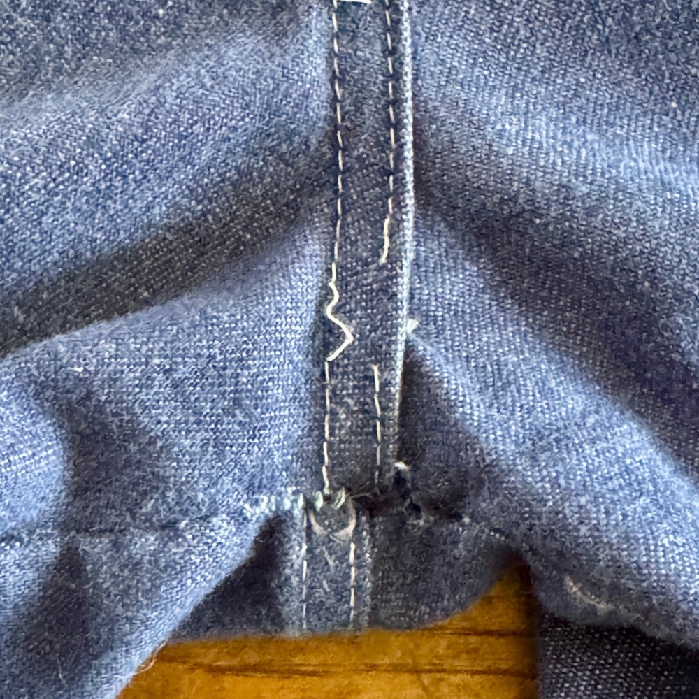 60s Vintage Peddlers II High Waist Jeans Straight Leg Dark Wash Pockets‎ - Picture 5 of 8